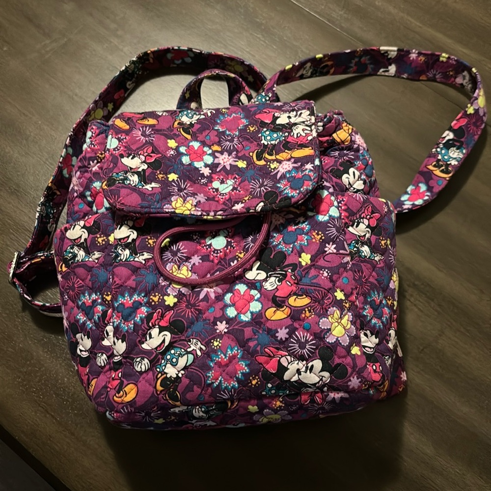 Vera Bradley Mickey/Minnie mini backpack purse